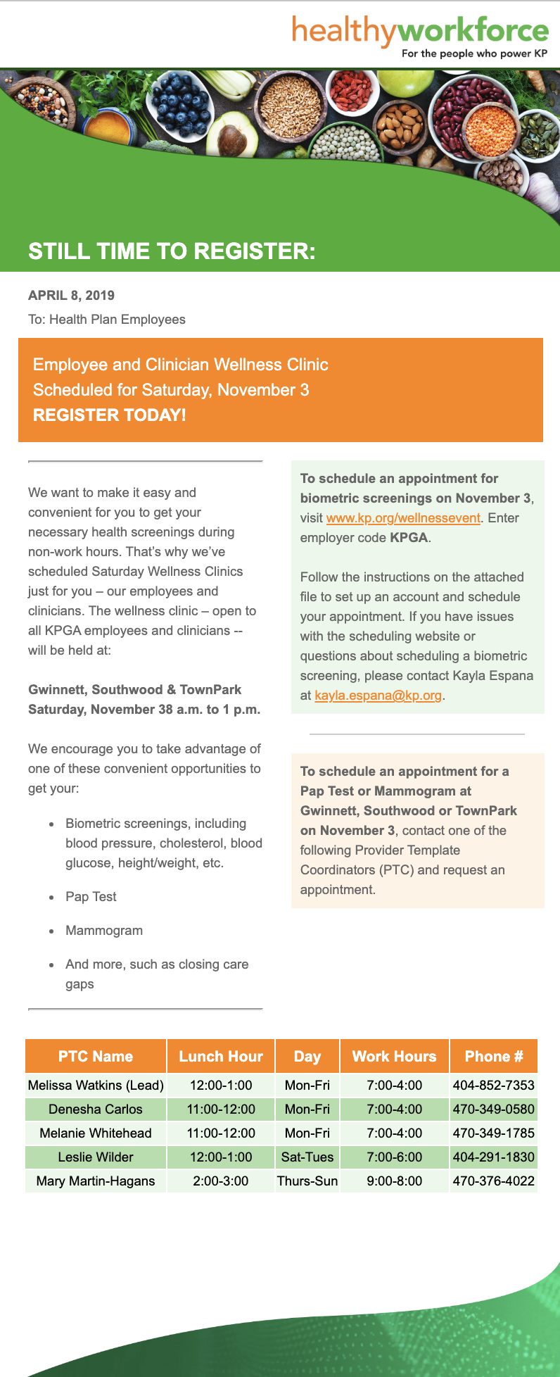 Email Banner and Template